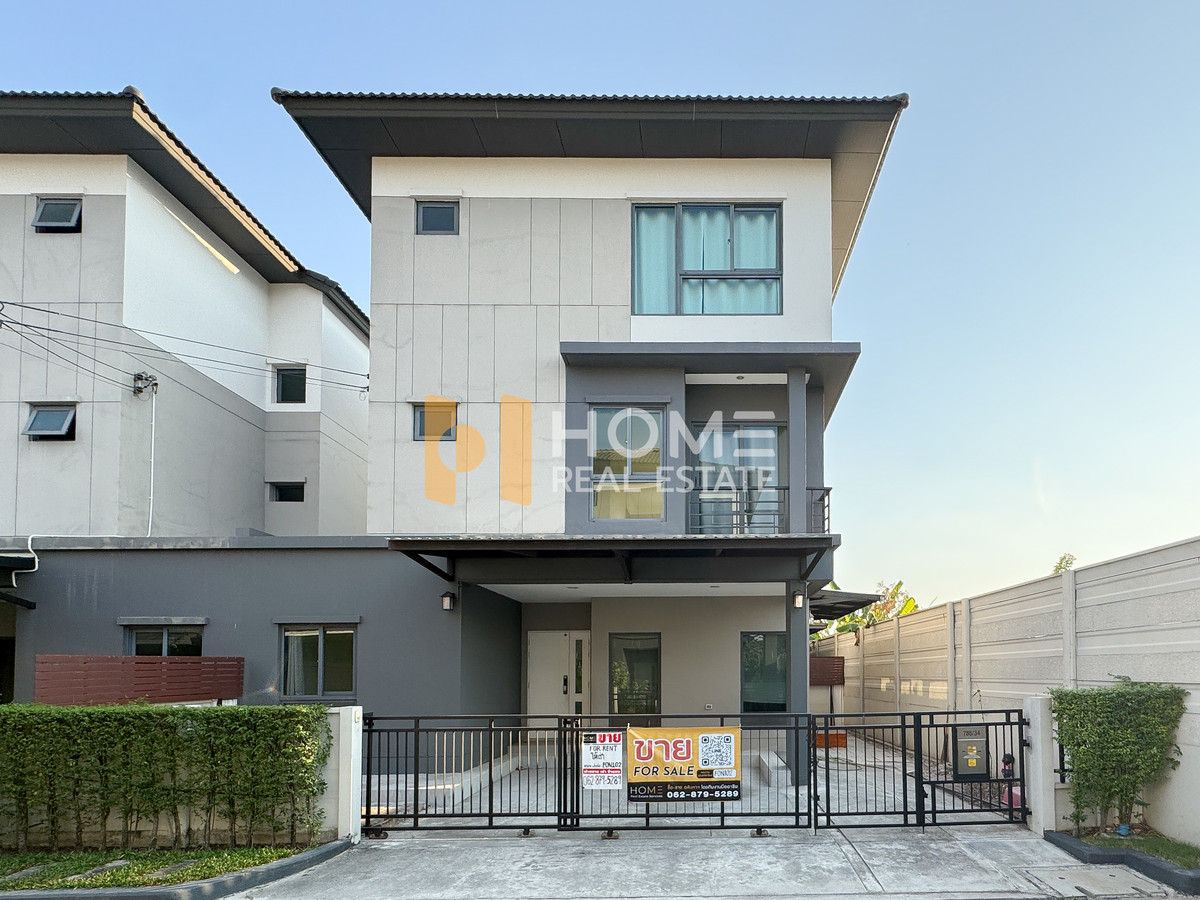 ราคาพิเศษถึงสิ้นปีนี้ บ้านแฝด 3 ชั้น งบ 7 ล้านบาท 🔥 บ้านกลางเมือง เดอะ อิดิชั่น พระราม 9 - พัฒนาการ / 4 ห้องนอน (ขายพร้อมผู้เช่า), Baan Klang Muang The Edition Rama 9 - Pattanakarn / 4 Bedrooms (SALE WITH TENANT) FON102