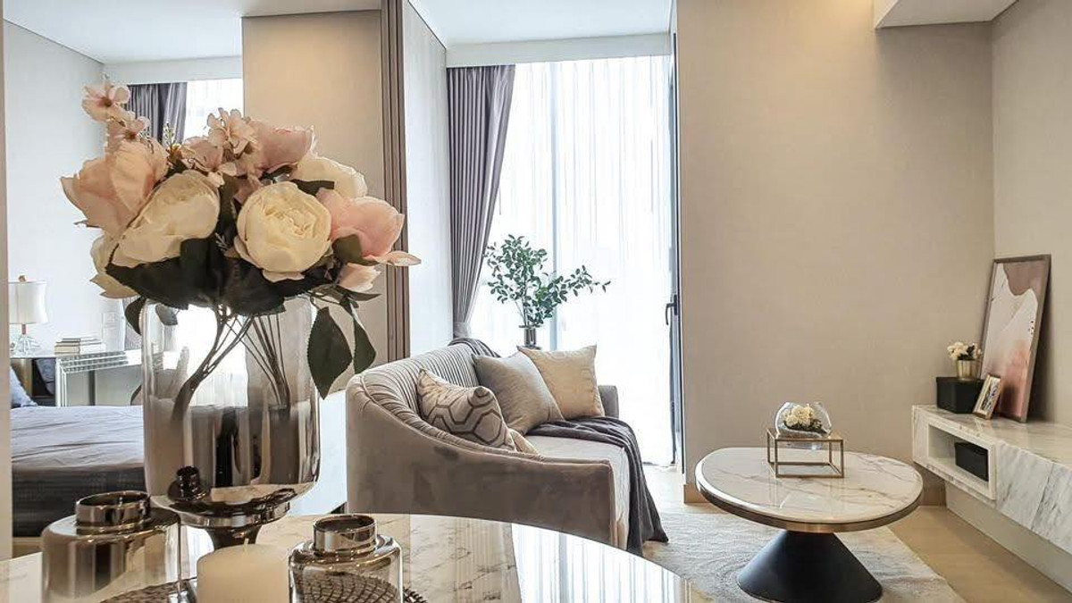 Siamese Exclusive Queens / 1 Bedroom (SALE WITH TENENT), คอนโด ไซมิส เอ๊กซ์คลูซีพ ควีนส์ / 1 ห้องนอน (ขายพร้อมผู้เช่า) BJ044