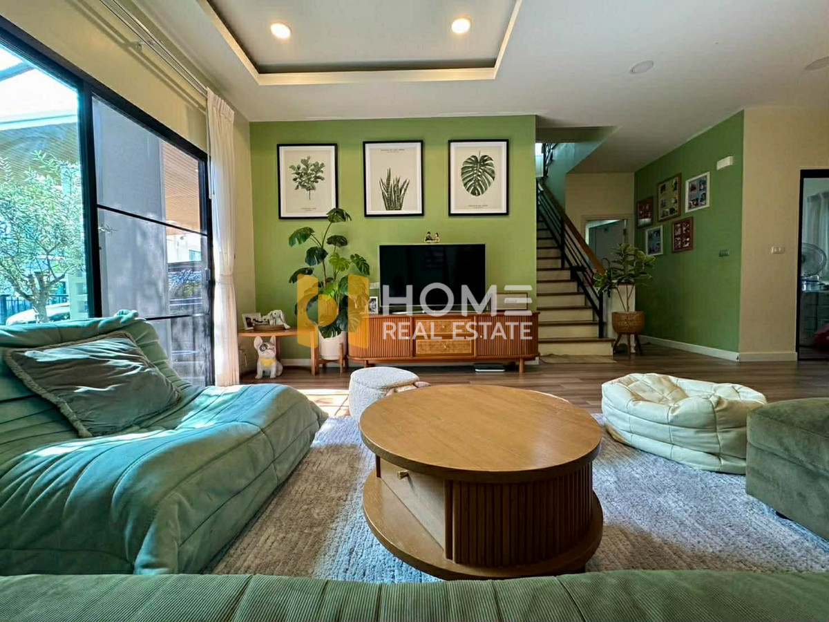 บ้านเดี่ยว มณีรินทร์ ปาร์ค บางพระ / 4 ห้องนอน (ขาย), Single house Maneerin Park Bangphra / 4 Bedrooms (FOR SALE) YEAN134