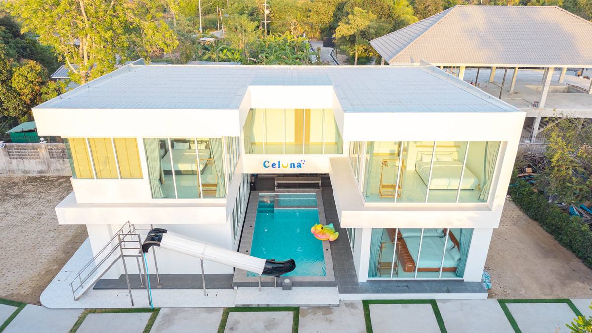 บ้านเดี่ยวเซลูน่า พูล วิลล่า นาจอมเทียน / 6 ห้องนอน (ขาย), Detached House  Celuna Pool villa Na Jomtien / 6 Bedrooms (FOR SALE) AM086