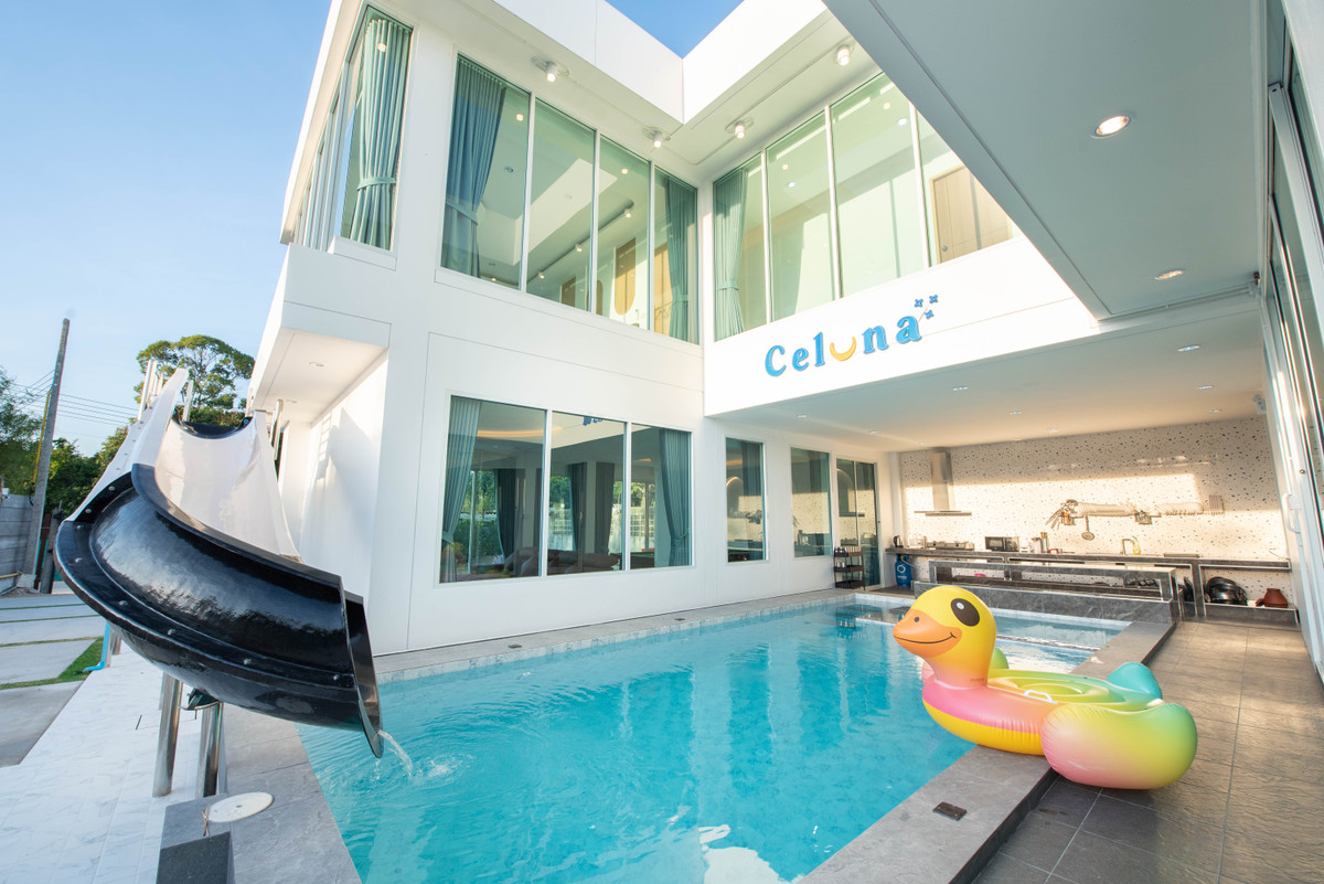 บ้านเดี่ยวเซลูน่า พูล วิลล่า นาจอมเทียน / 6 ห้องนอน (ขาย), Detached House  Celuna Pool villa Na Jomtien / 6 Bedrooms (FOR SALE) AM086