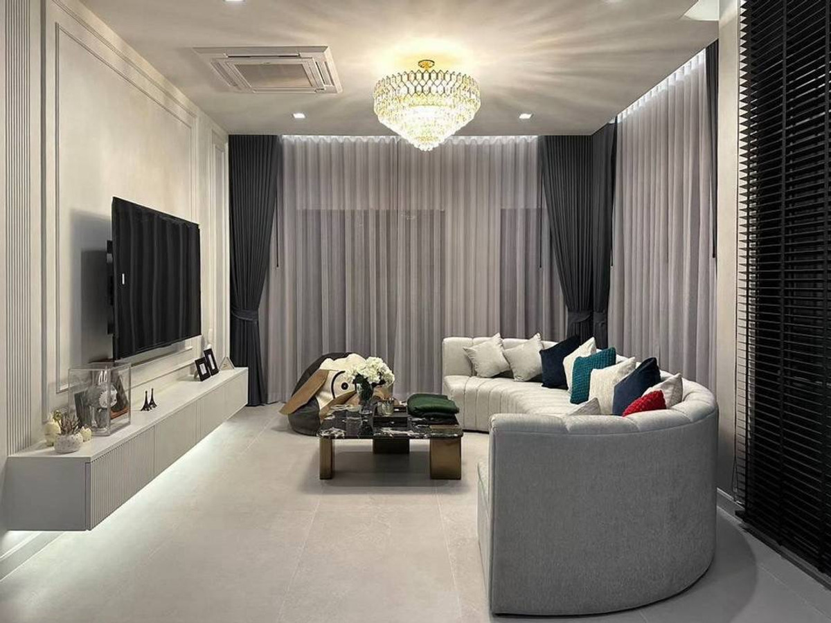 บ้านเดี่ยว แกรนด์ บางกอก บูเลอวาร์ด กรุงเทพกรีฑา / 5 ห้องนอน (เช่า), Grand Bangkok Boulevard Krungthepkreetha / Detached House 5 Bedrooms (FOR RENT) BZD122