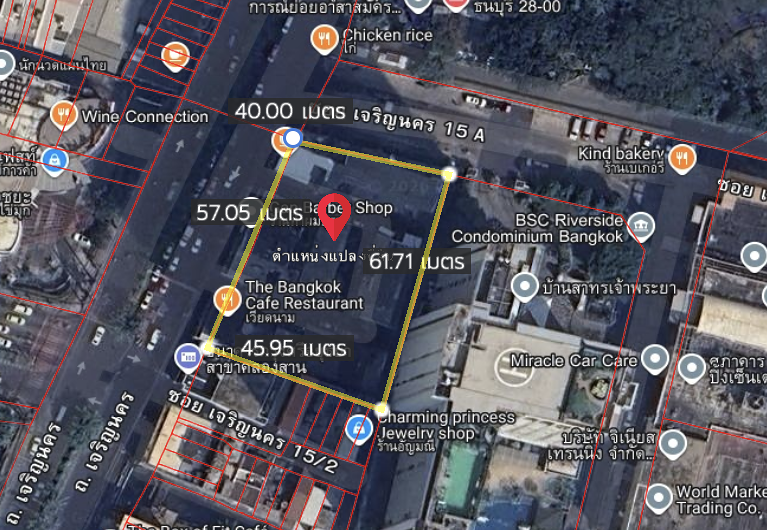 ที่ดิน 631 ตร.วา. ติดถนนเจริญกรุง (ขาย), Land 631 Sq.wah Charoen Krung Road (FOR SALE) PALM896