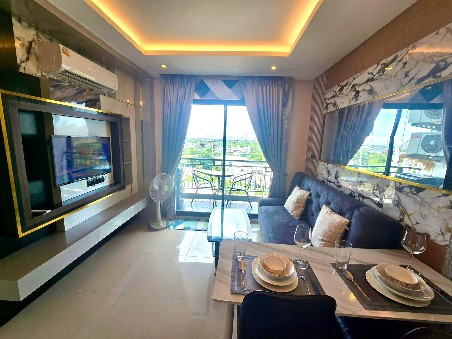 Porchland 3 The Blue Residence / 1 Bedroom (FOR SALE), พอชแลนด์ 3 เดอะบลู เรสซิเดนซ์ / 1 ห้องนอน (ขาย) AM157