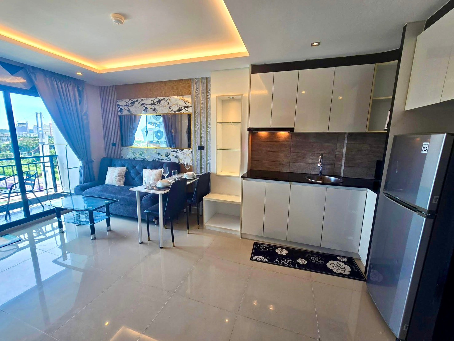 Porchland 3 The Blue Residence / 1 Bedroom (FOR SALE), พอชแลนด์ 3 เดอะบลู เรสซิเดนซ์ / 1 ห้องนอน (ขาย) AM157