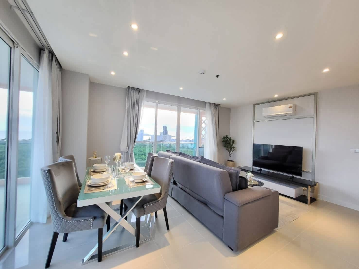 Grande Caribbean / 2 Bedrooms (FOR RENT), แกรนด์ แคริบเบียน / 2 ห้องนอน (เช่า) AM169
