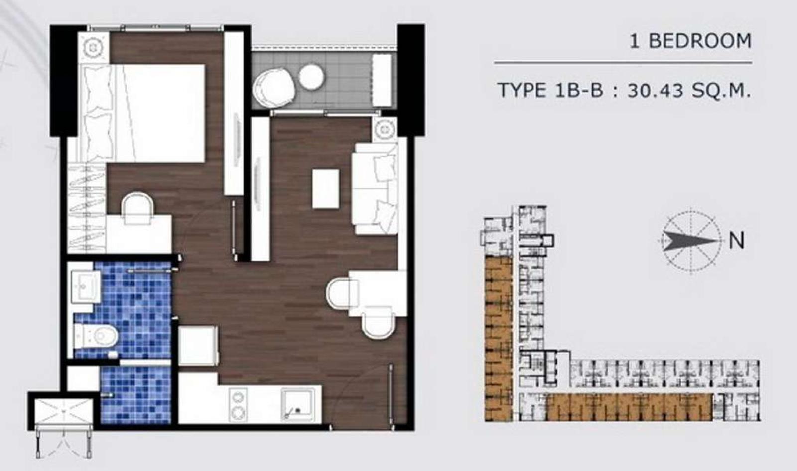 Artemis Sukhumvit 77 / 1 Bedroom (SALE WITH TENANT), อาทีมิส สุขุมวิท 77 / 1 ห้องนอน (ขายพร้อมผู้เช่า) PYN245