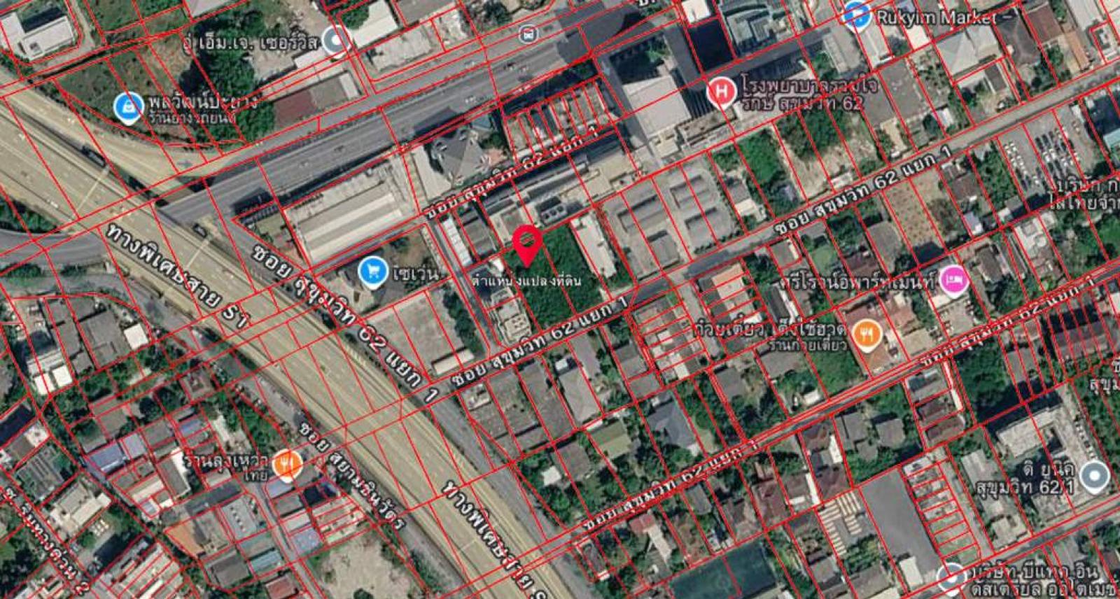 ที่ดิน 342 ตร.วา. สุขุมวิท 62 แยก 1 / 342 ตร.วา (ขาย), Land plot of 342 square wah, Sukhumvit 62, Soi 1. / 342 Square Wa (FOR SALE) PALM899