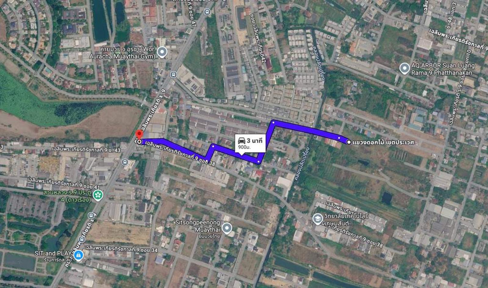 ที่ดิน 12-0-50 ไร่ เฉลิมพระเกียรติ รัชกาลที่ 9 ซอย 48 / 12 ไร่ 50 ตร.วา (ขาย), Land plot of 12-0-50 rai Chalerm Phra Kiat Rama IX Soi 48 / 50 Square Wa (FOR SALE) PALM900