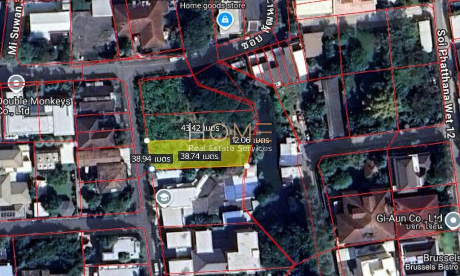 ที่ดินเปล่า 129 ตร.ว. ปรีดีพนมยงค์ 14 (แปลงด้านใน) / 129 ตร.วา (ให้เช่า), Vacant land, 129 sq.wa., Pridi Phanomyong 14 (inner plot). / 129 Square Wa (FOR RENT) GNG247