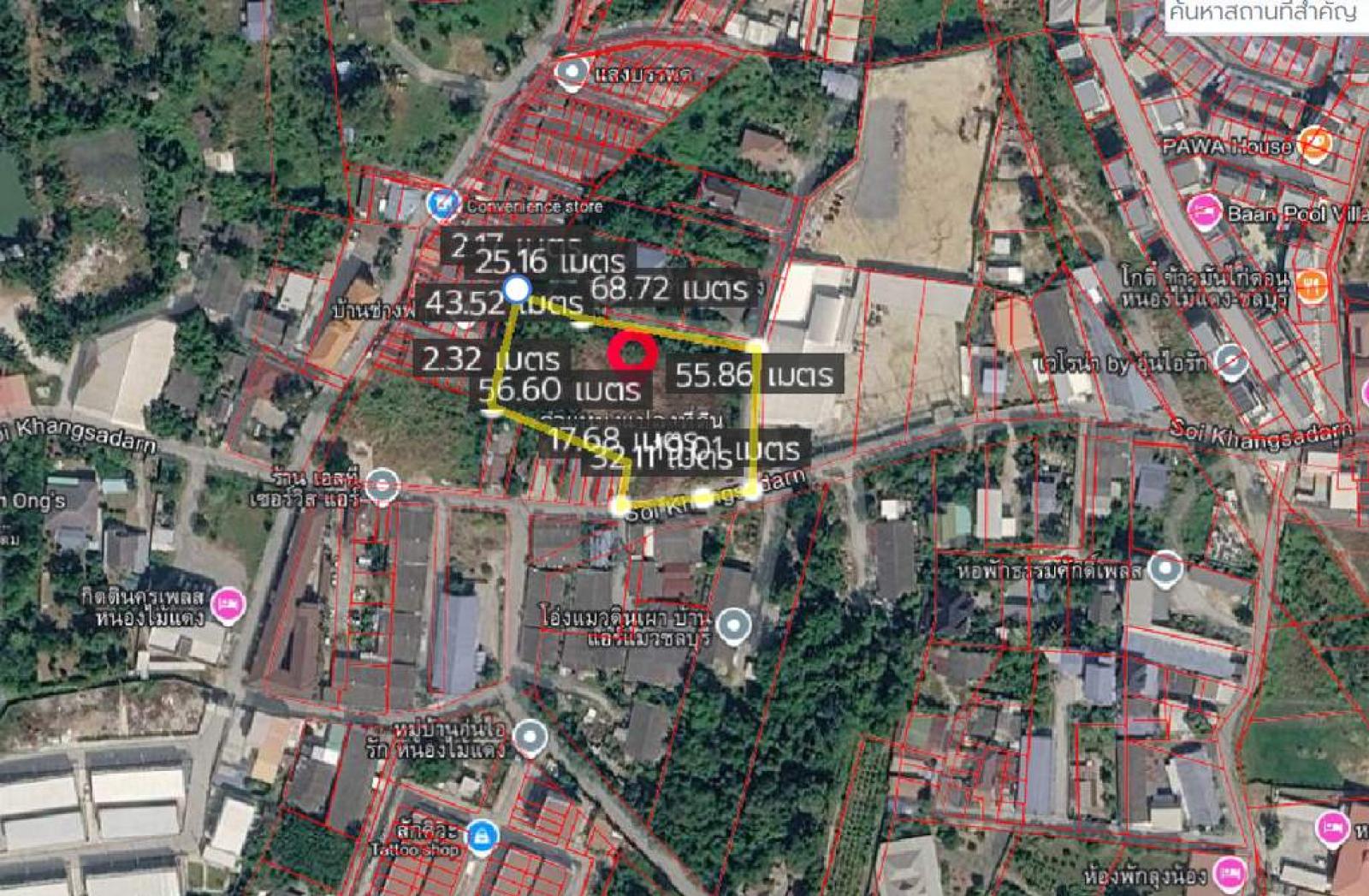 ที่ดิน ต.หนองไม้แดง จ.ชลบุรี / 3 ไร่ 1 งาน 75 ตร.วา (ขาย), Land in Nong Mai Daeng Subdistrict, Chonburi Province. / 75 Square Wa (FOR SALE) NANN013