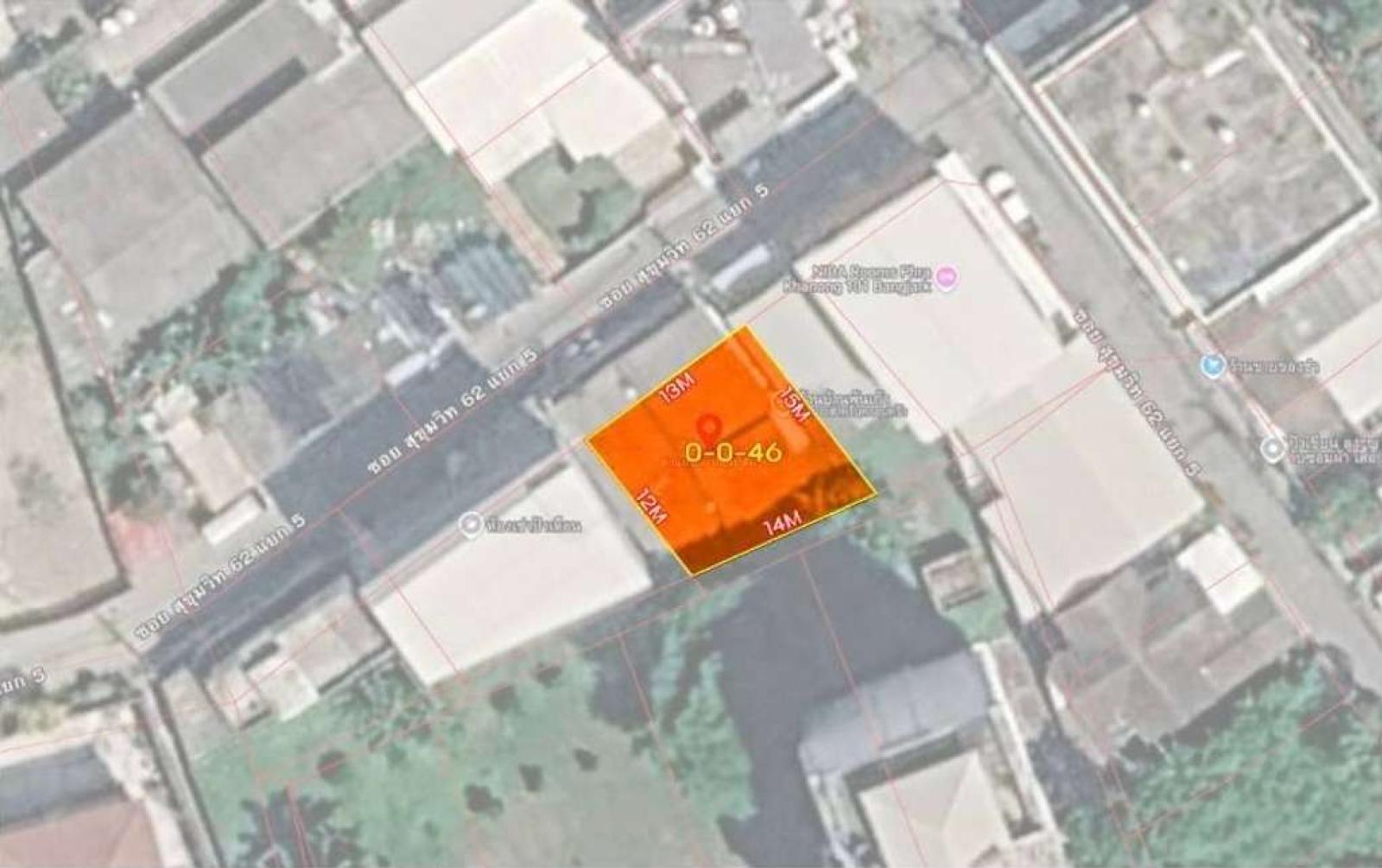 ที่ดิน พร้อมสิ่งปลูกสร้าง ซอยสุขุมวิท 62 แยก 5 / 46 ตร.วา (ขาย), Land with buildings Sukhumvit Soi 62, Intersection 5. / 46 Square Wa (FOR SALE) GNG259