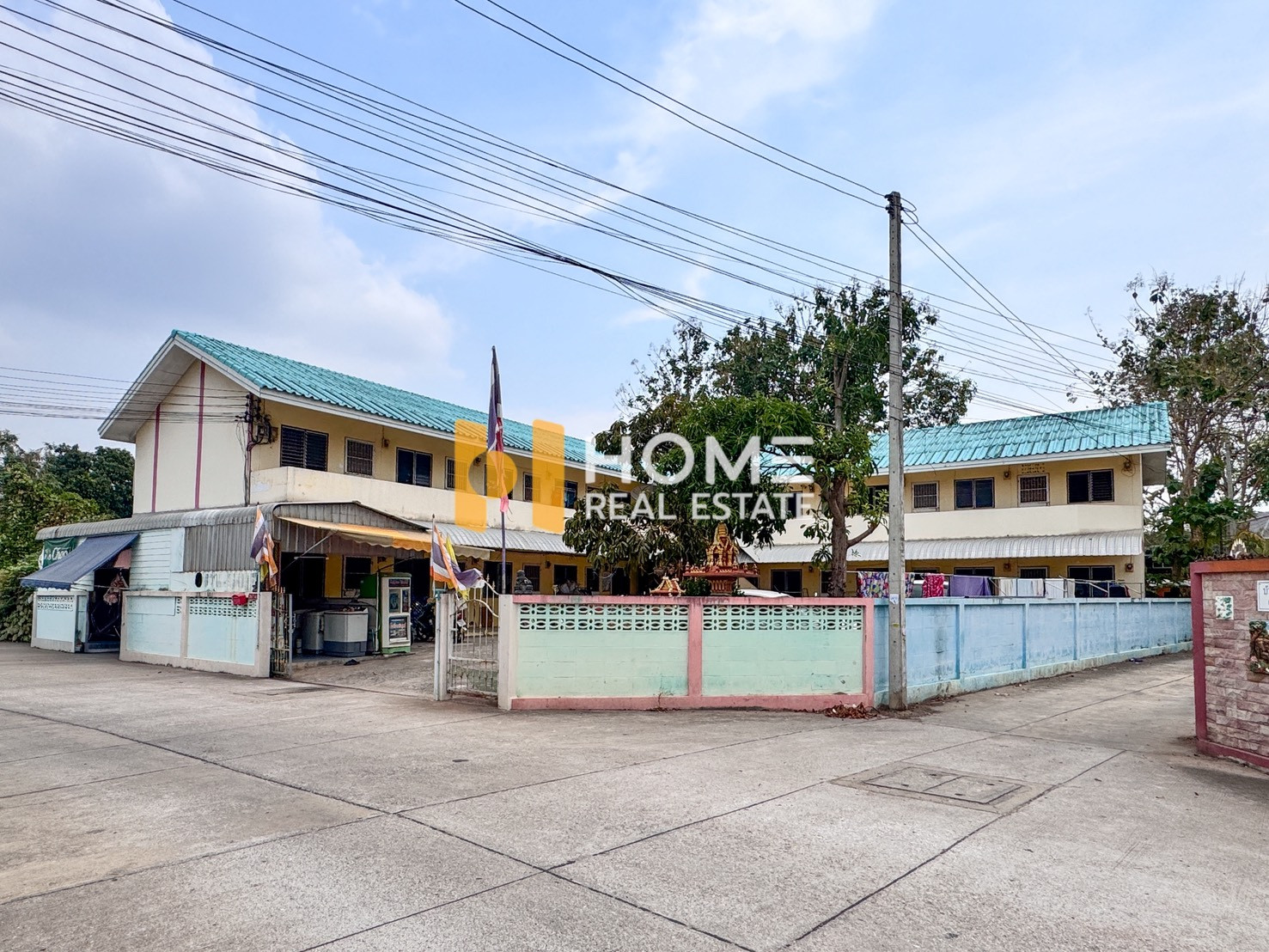ที่ดินพร้อมห้องพัก 26 ห้อง เสม็ด เมืองชลบุรี / (เช่า), Building with land in a prime location Samed Mueang Chonburi (FOR RENT) YEAN075