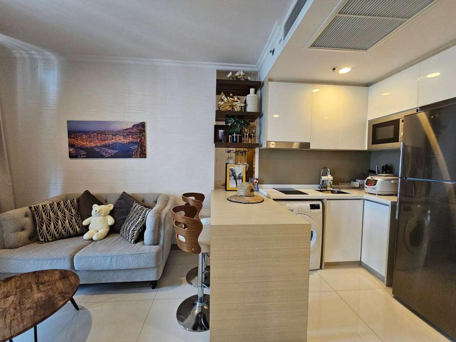The Riviera Wong Amat Beach / 1 Bedroom (FOR SALE), เดอะ ริเวียร่า วงศ์อมาตย์ บีช / 1 ห้องนอน (ขาย) KP222
