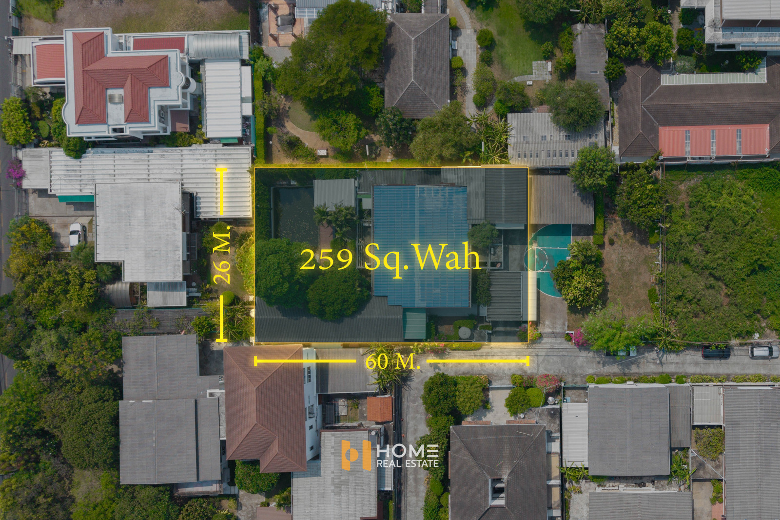 ที่ดิน 259 ตร.ว. ทองหล่อ 25 / 259 ตร.วา (ขาย), Land 259 Sq.w. Thonglor 25 / 259 Square Wa (FOR SALE) PALM901